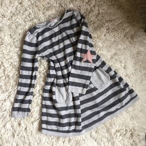 H&M striped, star dress
